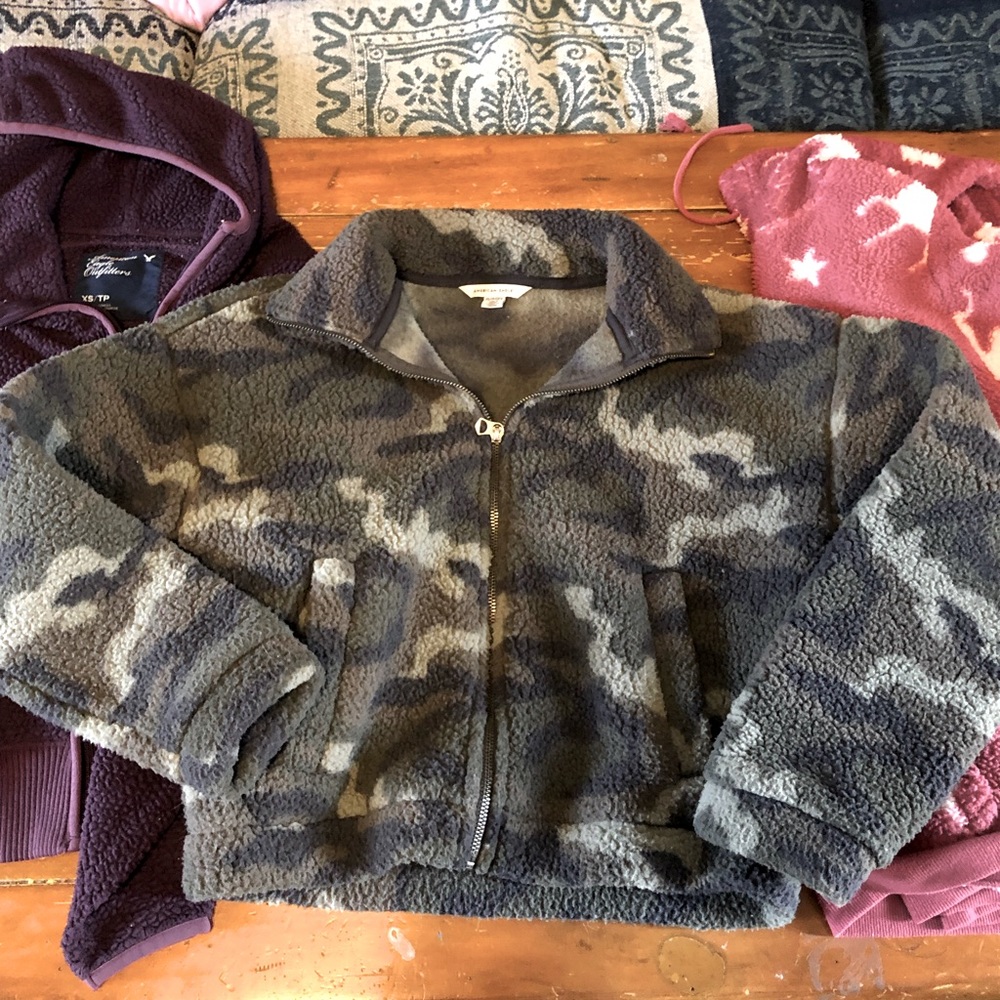 American Eagle Teddy Jacket